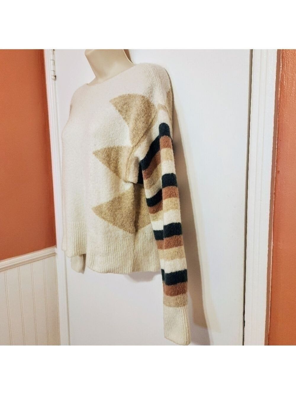 Madewell Beige Tan Wool Blend Sweater Small - Picture 5 of 10